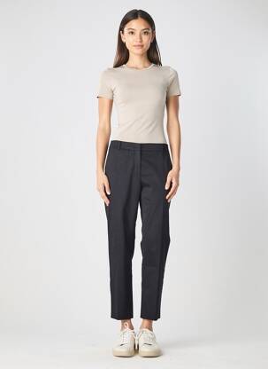 Chino kelnė popelinos audinys, kuris pasižymi lygiu ir tankiu paviršiumi. normala dydis juodas WEEKEND MAXMARA moteris