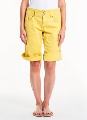 Bermudas normala dydis normala dydis geltona BE YOU K moteris