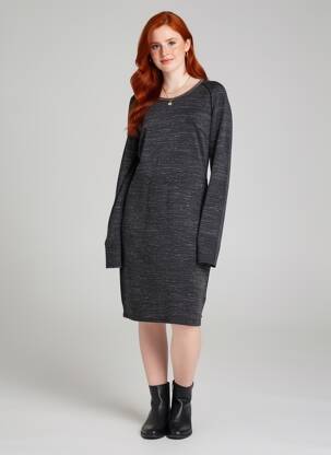 Pusilgių suknelė ilgos rankovės ilgos rankovės pilka MAISON SCOTCH moteris