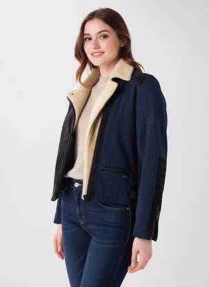 Striukė ilgos rankovės mėlyna MAISON SCOTCH moteris