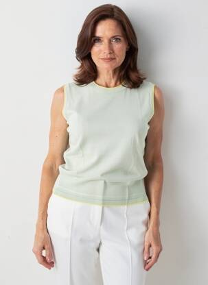 Viršūnė centrinė iškirptė be rankų žalias GERRY WEBER moteris
