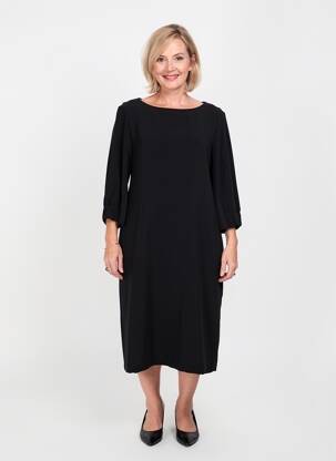 Pusilgių suknelė 3/4 rankovės 3/4 rankovės juodas GERRY WEBER moteris