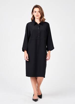 Pusilgių suknelė 3/4 rankovės 3/4 rankovės juodas GERRY WEBER moteris