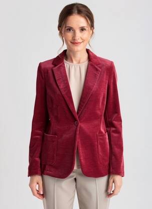 Švarkas centrinė iškirptė raudona MADE IN ITALY moteris