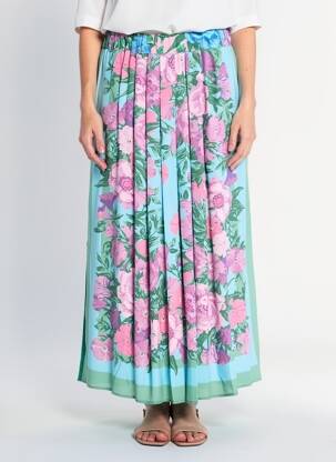 Ilgas sijonas sklandi forma mėlyna WEEKEND MAXMARA moteris