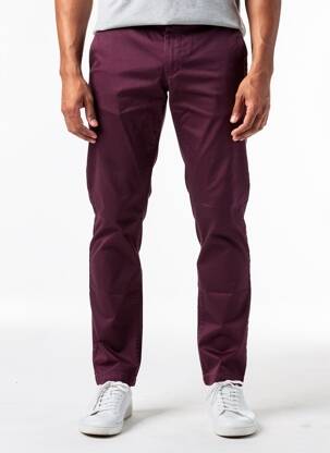 Chino kelnė tamprumas normala dydis violetinis TEDDY SMITH vyras