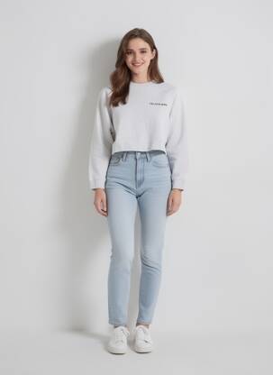 Mikroskopas siuvinėjimas ilgos rankovės pilka ASOS moteris