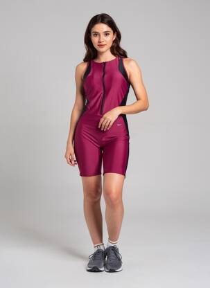 Kombinezonas be rankų be rankų raudona NIKE moteris