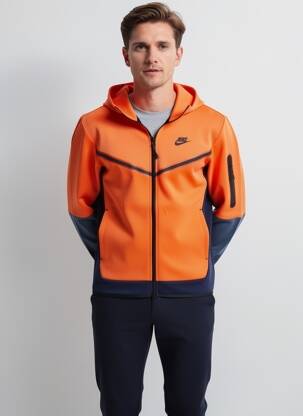 Kasdienis švarkas tiesi kirpimas oranžinė NIKE vyras