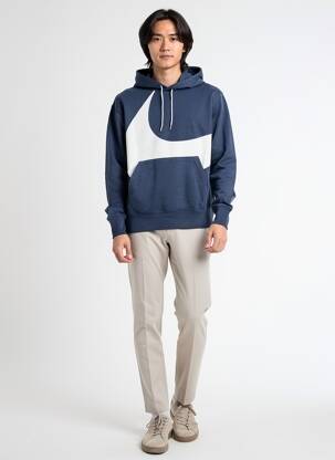 Kapišonas jersey audinys ilgos rankovės mėlyna NIKE vyras