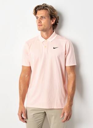 Polo tiesi kirpimas trumpas rankovės rožinė NIKE vyras