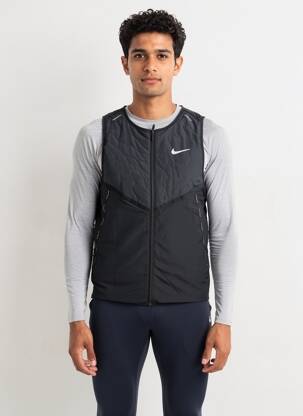 Kasdienis švarkas priekinis užtrauktukas juodas NIKE vyras