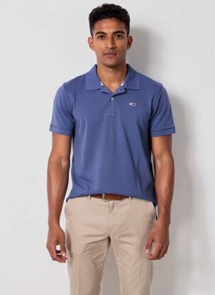 Polo tamprumas trumpas rankovės mėlyna TOMMY HILFIGER vyras