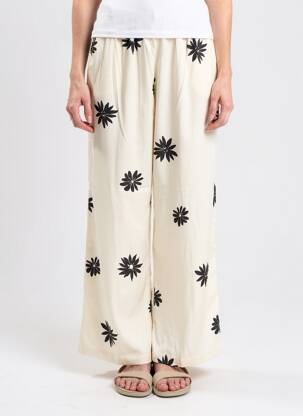 Platus kelnes normala dydis normala dydis bežinis AWARE BY VERO MODA moteris