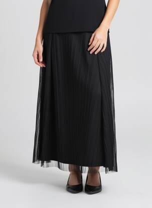 Ilgas sijonas pamušalas juodas VERO MODA moteris