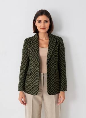 Švarkas centrinė iškirptė žalias VERO MODA moteris