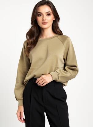 Mikroskopas siuvinėjimas ilgos rankovės žalias VERO MODA moteris