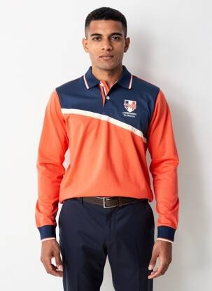 Polo ilgos rankovės ilgos rankovės oranžinė CAMBERABERO vyras