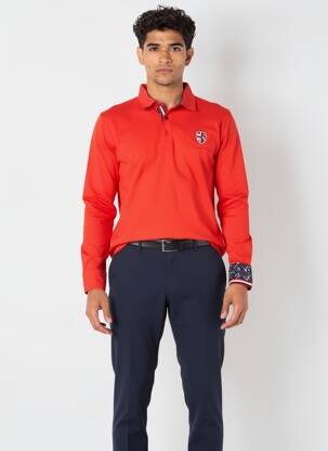 Polo ilgos rankovės ilgos rankovės oranžinė CAMBERABERO vyras