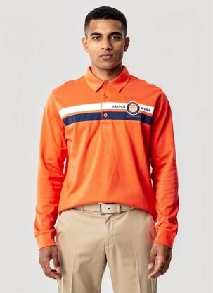 Polo ilgos rankovės ilgos rankovės oranžinė CAMBERABERO vyras