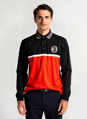 Polo ilgos rankovės ilgos rankovės oranžinė CAMBERABERO vyras