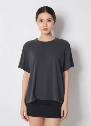 T-marškinys floqué serigrafija trumpas rankovės juodas VERO MODA moteris
