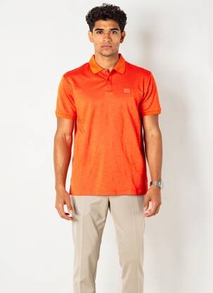 Polo jersey audinys trumpas rankovės oranžinė CAMBERABERO vyras