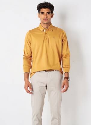 Polo ilgos rankovės ilgos rankovės oranžinė CAMBERABERO vyras