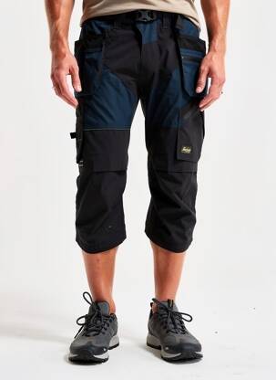 Pusilgių kelnių tiesi kirpimas normala dydis mėlyna SNICKERS WORKWEAR vyras