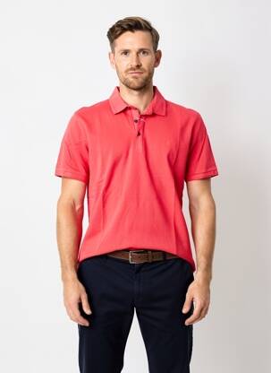 Polo tamprumas trumpas rankovės raudona PIONEER vyras