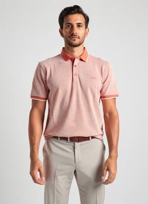 Polo tamprumas trumpas rankovės oranžinė PIONEER vyras