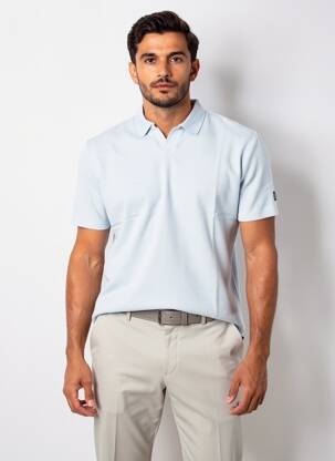 Polo jersey audinys trumpas rankovės mėlyna PIONEER vyras