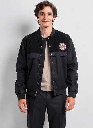 Striukė vidinė apdaila su spausdintu pamušalu juodas LEE COOPER vyras