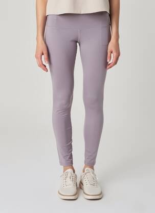 Legingas jersey audinys normala dydis violetinis ONLY PLAY moteris