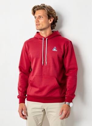 Kapišonas siuvinėjimas ilgos rankovės raudona LE COQ SPORTIF vyras