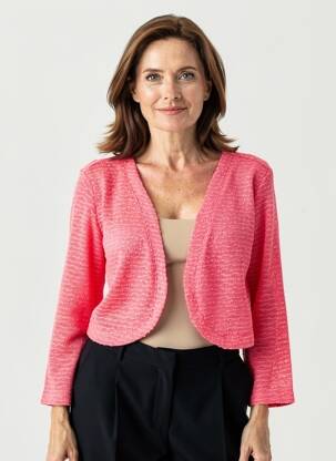 Bolero plona tinklinė medžiaga rožinė JEAN GABRIEL moteris