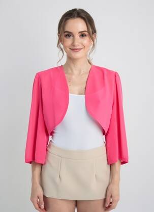 Bolero 3/4 rankovės rožinė CHARM'S moteris