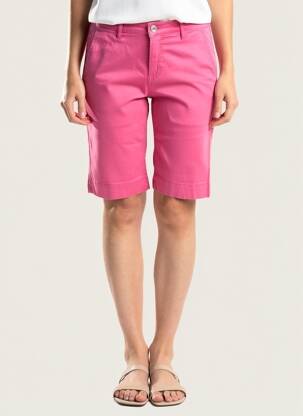 Bermudas tiesi kirpimas rožinė COUTURIST moteris