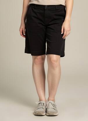 Bermudas tiesi kirpimas juodas COUTURIST moteris