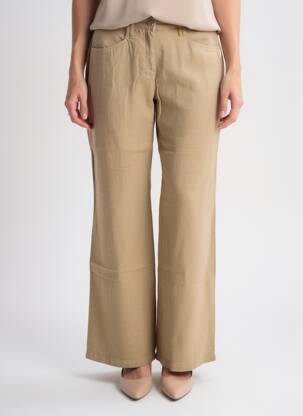 Tiesi kelnė krepos audinys normala dydis bežinis COUTURIST moteris