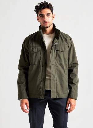Parka ilgos rankovės be gobtuvų žalias RAGWEAR vyras