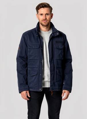 Parka ilgos rankovės be gobtuvų mėlyna DAYTONA vyras