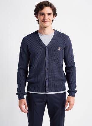 Ilgų rankovių liemenė col v mėlyna U.S. POLO ASSN vyras