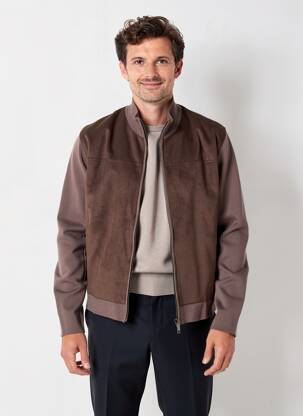 Striukė kišenės rudas WOOL & CO vyras