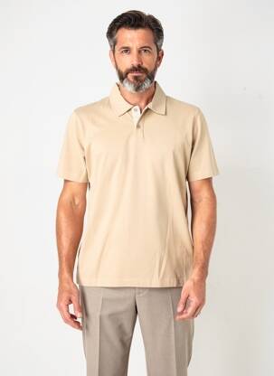 Polo jersey audinys trumpas rankovės bežinis WOOL & CO vyras