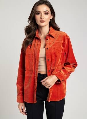 Kasdienis švarkas tiesi kirpimas oranžinė CAMEL ACTIVE moteris