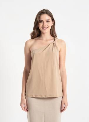 Viršūnė tamprumas plonos dirželiai bežinis VERO MODA moteris