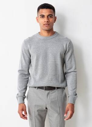 Megztinis tamprumas ilgos rankovės pilka JACK & JONES vyras
