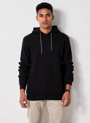 Megztinis apvalus kaklas ilgos rankovės juodas JACK & JONES vyras