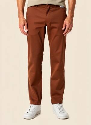 Chino kelnė tamprumas normala dydis oranžinė M5 BY MEYER vyras
